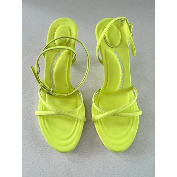 Alexander Wang Dahlia 85mm neon sandals Size 36 - Picture 3 of 9
